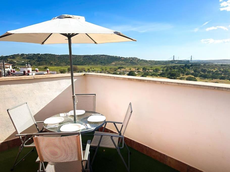 Modern Beach Duplex With Bbq Rooftop Ayamonte Bagian luar foto