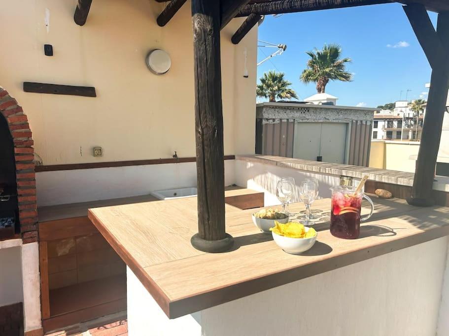 Modern Beach Duplex With Bbq Rooftop Ayamonte Bagian luar foto